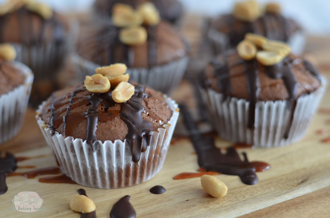 Erdnuss – Karamell – Snickers Muffins [unbezahlte Werbung!] – My Baking ...